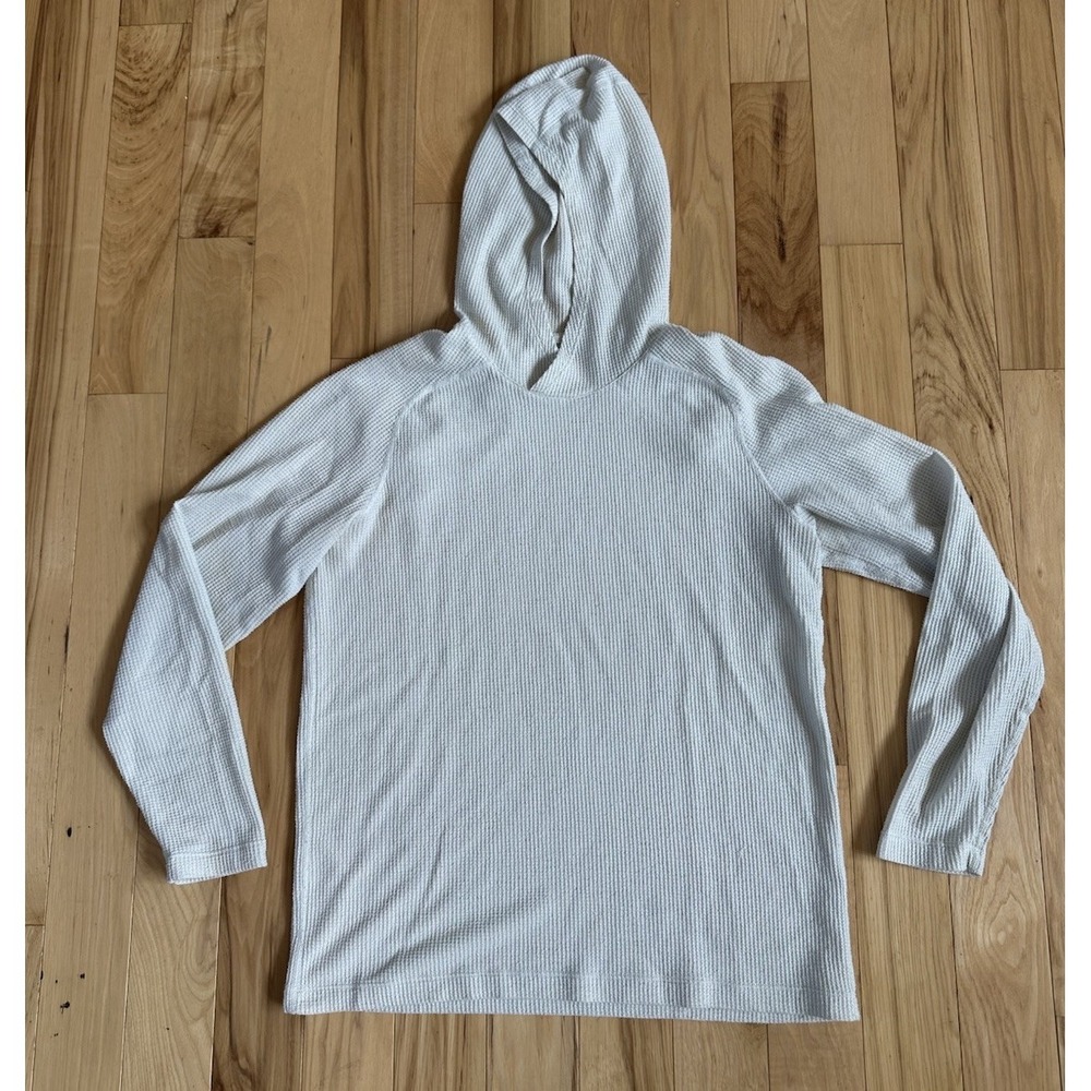 Triple Aught Design TAD Waffle Grid Tech Fleece Hoodie Hoody Grey Medium M